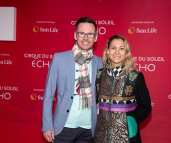 Tapis rouge du spectacle Echo du Cirque du Soleil