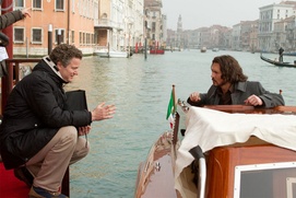 Sur le plateau du film The Tourist Sur le plateau du film The Tourist