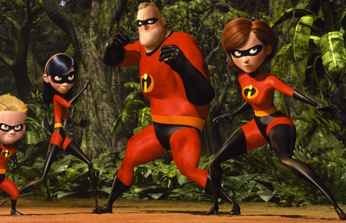 Une scène du film The Incredibles.