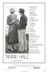 Affiche du film Annie Hall