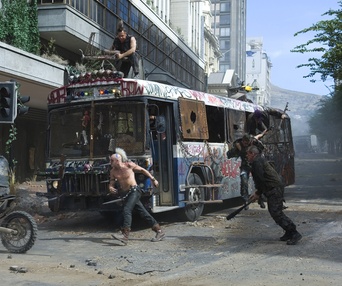 Scène du film Doomsday