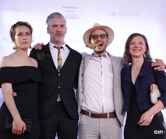 Sur le tapis rouge du Gala Québec Cinéma 2018