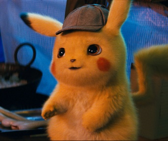 Une scène du film Pokémon Detective Pikachu