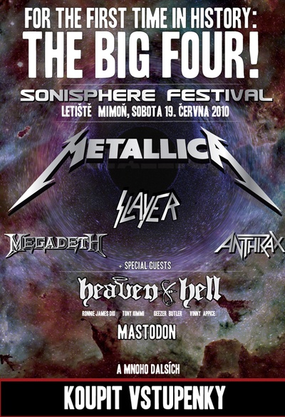 Affiche du film The Big Four: Metallica, Slayer, Megadeth, Anthrax