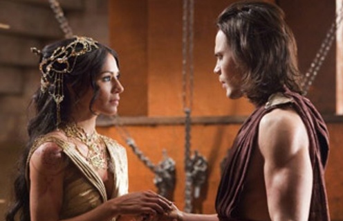 Lynn Collins et Taylor Kitsch dans John Carter