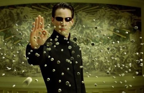 Keanu Reeves dans le film The Matrix Reloaded