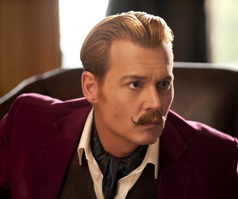 Une scène du film Mortdecai