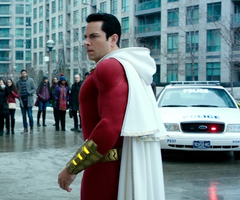 Une scène du film Shazam!