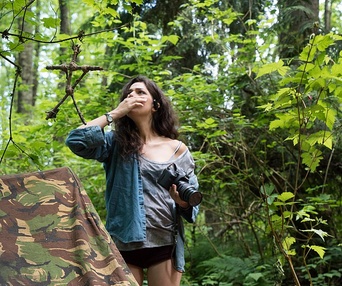 Une scène du film Blair Witch