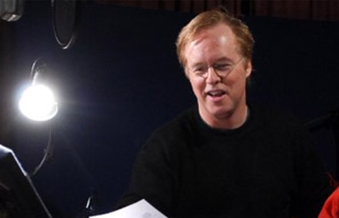 Brad Bird dans le studio d'enregistrement de Ratatouille