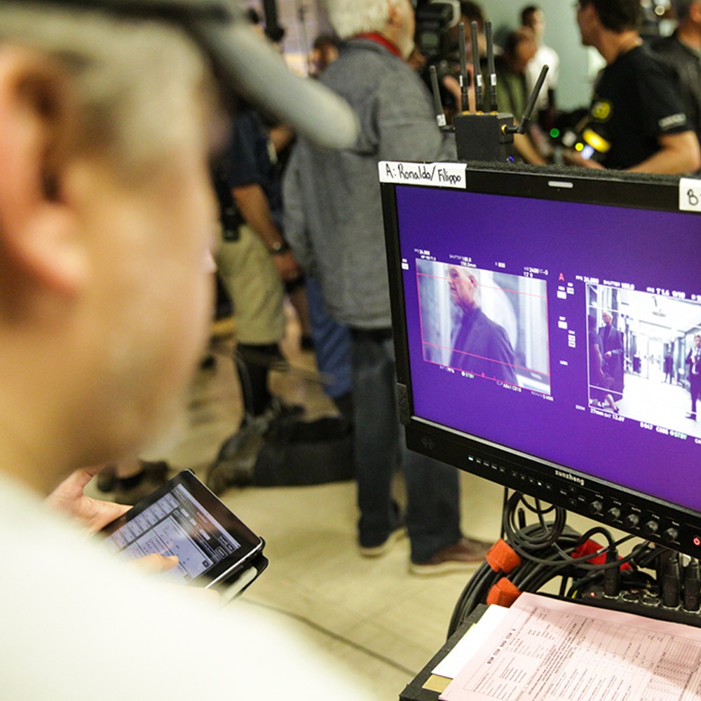 Sur le plateau du film Bon Cop Bad Cop 2