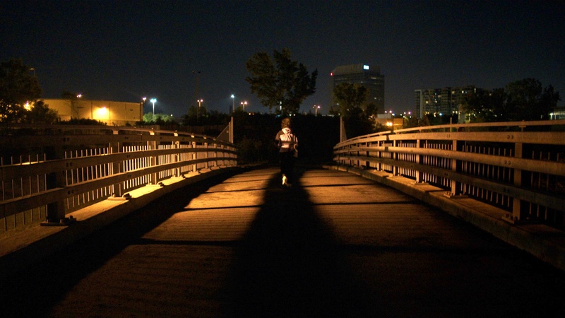 Une scène du film Promenades nocturnes