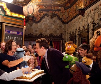 Une scène du film The Muppets