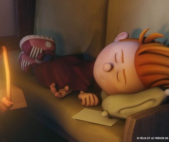 Une scène du film Félix et le trésor de Morgäa