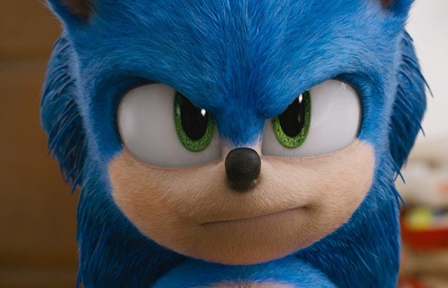 Une scène du film Sonic the Hedgehog