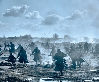 Une scène du film All Quiet on the Western Front