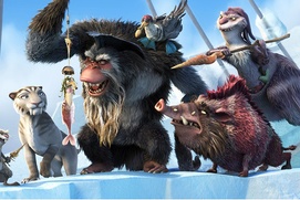 Une scène du film Ice Age: Continental Drift Une scène du film Ice Age: Continental Drift