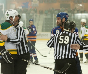 Une scène du film Goon