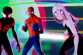 Une scène du film Spider-Man: Into the Spider-Verse Une scène du film Spider-Man: Into the Spider-Verse