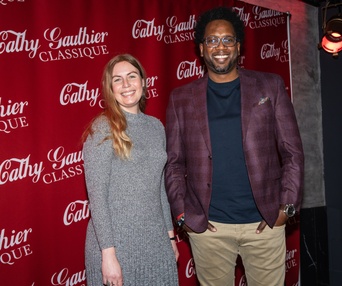 Tapis rouge de la première de Cathy Gauthier