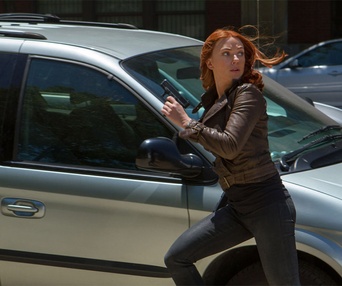 Une scène du film Captain America: The Winter Soldier