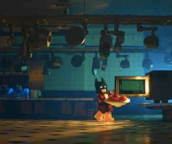 Une scène du film The Lego Batman Movie