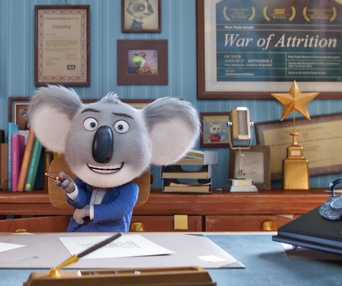 Une scène du film Sing