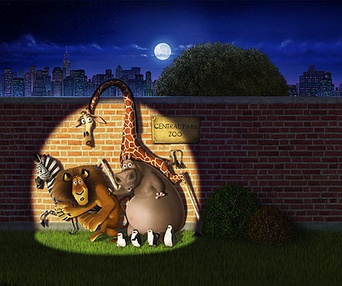 Scène du film Madagascar