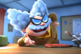 Une scène du film Captain Underpants Une scène du film Captain Underpants
