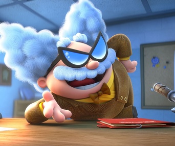 Une scène du film Captain Underpants