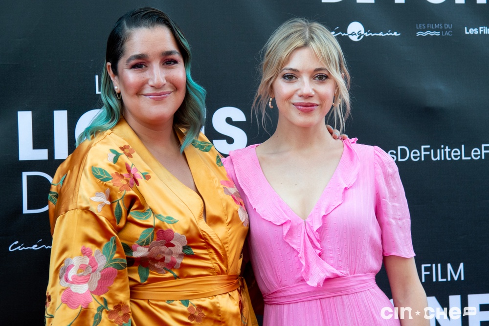 Sur le tapis rouge du film Lignes de fuite