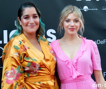 Sur le tapis rouge du film Lignes de fuite