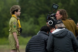 Sur le plateau du film Moonrise Kingdom Sur le plateau du film Moonrise Kingdom