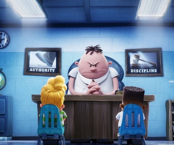 Une scène du film Captain Underpants