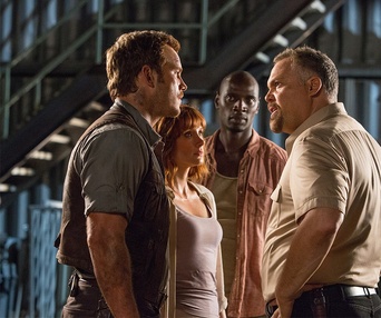 Une scène du film Jurassic World