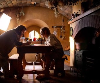 Sur le plateau du film The Hobbit: An Unexpected Journey