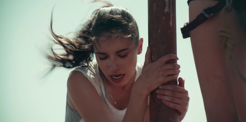 Une scène du film Fall