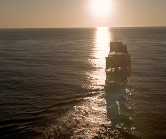 Une scène du film Pirates of the Caribbean: Dead Men Tell No Tales