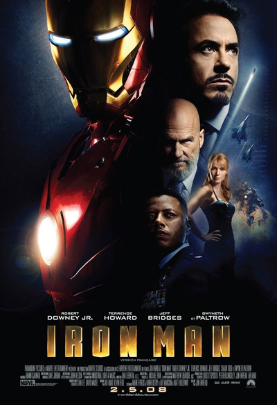 Affiche en français du film Iron Man