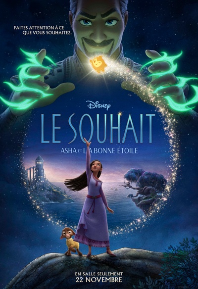 Affiche du film Le souhait: Asha et la bonne étoile