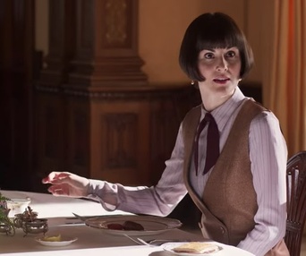 Une scène du film Downton Abbey
