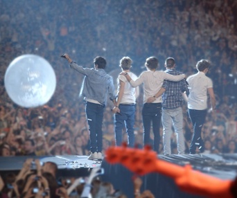 Une scène du film One Direction: This Is Us