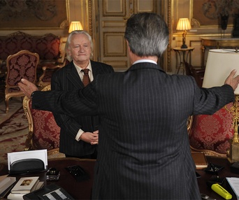 Une scène du film Quai d'Orsay