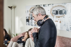 Sur le plateau du film Early Winter