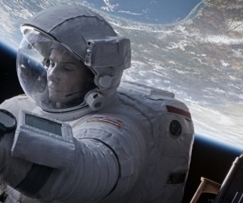 Une scène du film Gravity