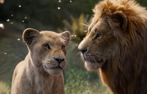Une scène du film The Lion King
