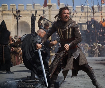 Une scène du film Assassin's Creed