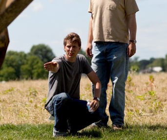 Sur le plateau du film Take Shelter
