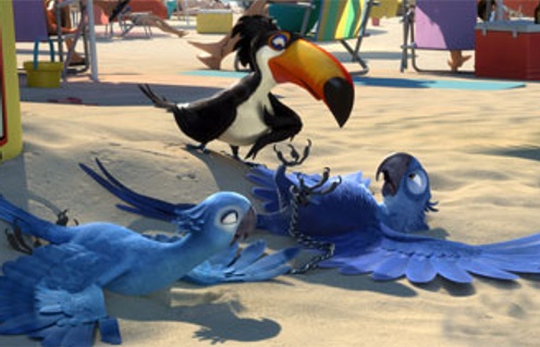 Une scène du film Rio