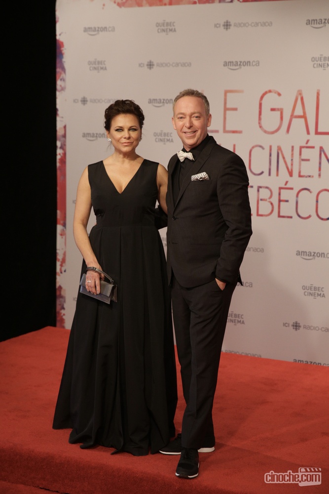 Sur le tapis rouge de Gala du cinéma Québécois